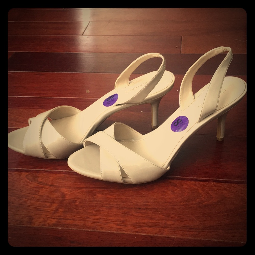CK Nude Slingback Sandals